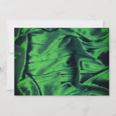 Invitation Green | Gold Elegant Floral Mardi Gras Party (Dos)