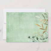 Invitation Green Gold Safari Drive By Birthday Parade (Dos)