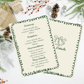 Invitation green hand drawn heart Whimsical Wedding details