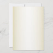 Invitation Green Leaves Flower Golden Frame Elegant Wedding (Dos)