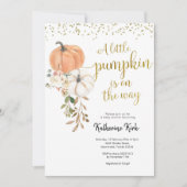 Invitation Green Little Citrouille est sur le chemin Invitati (Devant)