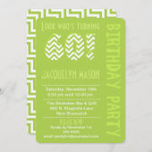 Invitation Green Look qui fête ses 60 ans (Devant / Derrière)