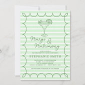 Invitation Green Margs and Matrimony Bachelorette Party (Devant)