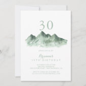 Invitation Green Mountain Country 30e fête d'anniversaire (Devant)