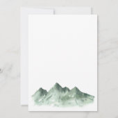 Invitation Green Mountain Country BabyQ Baby shower Barbecue (Dos)