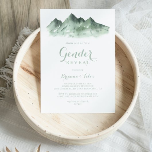 Invitation Green Mountain Country Genre Revevela Party