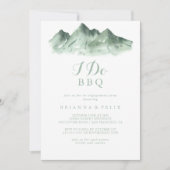 Invitation Green Mountain Country Je fais BBQ Engagement (Devant)
