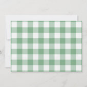 Invitation Green One Lucky Duck 1er Anniversaire Photo Invita (Dos)