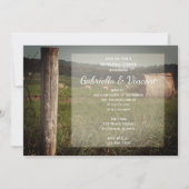 Invitation Green Pastures Country Farm Dîner de répétition (Devant)