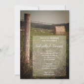Invitation Green Pastures Country Farm Engagement Party (Devant)