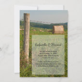 Invitation Green Pastures Country Ranch Mariage Enregistrer l (Devant)
