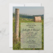Invitation Green Pastures Country Wedding shower (Devant)