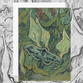 Invitation Green Peacock (Empereur) Moth de Vincent van Gogh