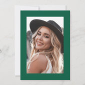 Invitation Green Photo Graduation Party (Dos)