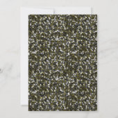 Invitation Green Sequins 65e fête d'anniversaire (Dos)