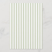 Invitation Green Stripe Bar Signature Drinks Custom Cocktails (Dos)