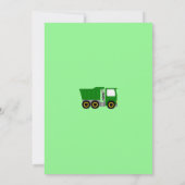 Invitation Green Truck Design Boy's Birthday Party (Dos)