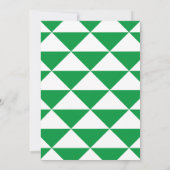 Invitation Green White Grad Party Gras Graduation (Dos)