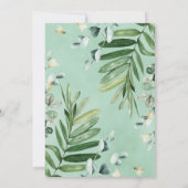 Invitation Green Woodland Ce qui est dans votre sac à main Ga (Dos)