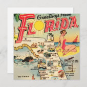 Invitation Greetings From Florida (Devant / Derrière)