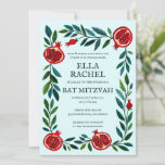 Invitation Grenade personnalisée B'nai Bat Bar Mitzvah QR Cod<br><div class="desc">Carte parfaite pour annoncer une bar mitzvah, bat mitzvah ou autre célébration juive ! L'art fait main pour vous ! ENTIÈREMENT PERSONNALISABLE ! Cliquez sur "Personnaliser" ci-dessus pour modifier le texte et ajouter votre lien au code QR. Cliquez sur "modifier à l'aide de l'outil de conception" pour ajuster les polices,...</div>