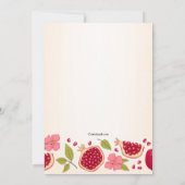 Invitation Grenade Rosh Hashanah (Dos)