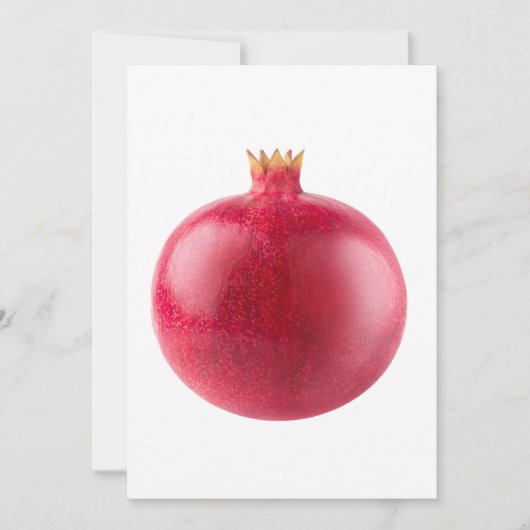 Invitation Grenade Rouge Entière Fraîche Fruit Alimentation S (Devant)