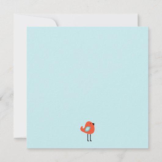 Invitation Grenouille dans l'étang/Baby shower tortue Invitat (Dos)