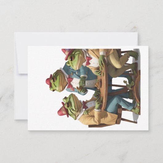 Invitation Grenouille et crapaud : Nous devrions arrêter de m (Devant)