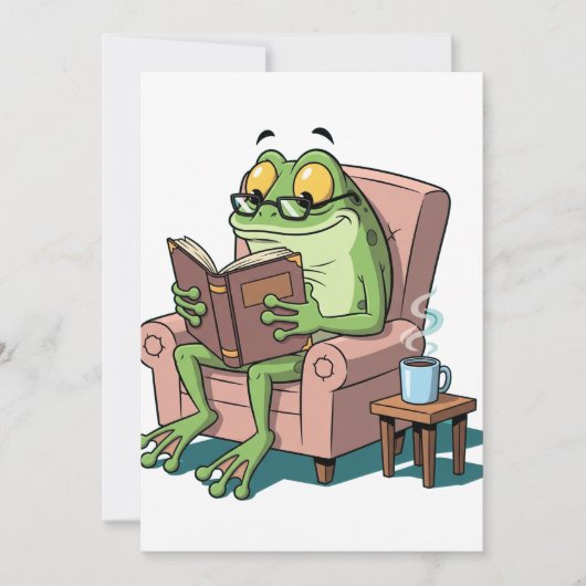 Invitation Grenouille et éducation (Devant)
