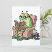 Invitation Grenouille et éducation (Debout devant)