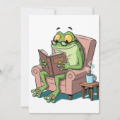 Invitation Grenouille et éducation (Dos)