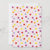 Invitation Grenouille Kawaii, fête d'anniversaire Hoppy (Dos)