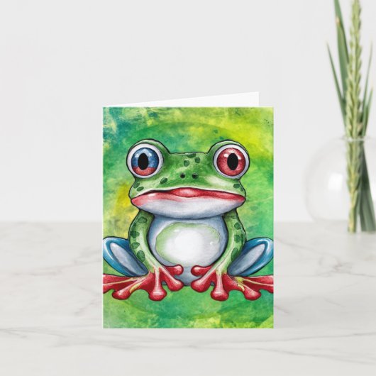 Invitation Grenouille mûre (Devant)