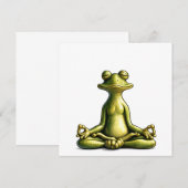 Invitation Grenouille Zen (Devant / Derrière)