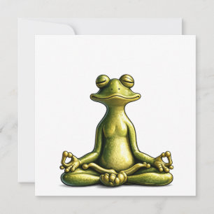 Invitation Grenouille Zen
