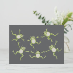 Invitation Grenouilles Danseuses Cadeau Amateur de Nature Amp