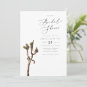 Invitation GRETA Boho Aquarelle Joshua Tree Fête des mariées  (Debout devant)