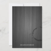 Invitation Grey Faux Wood (Dos)