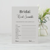 Invitation Grey Goose Mot nuptial Jeu (Debout devant)