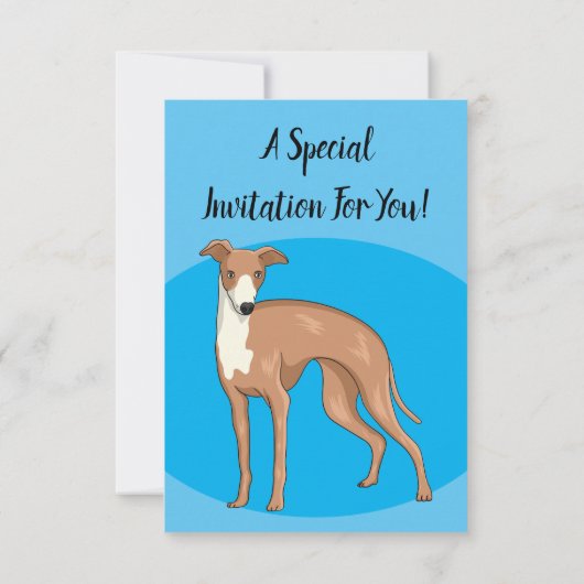 Invitation Greyhound dog (Dos)