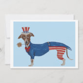 Invitation Greyhound Uncle Sam (Devant)