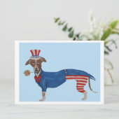 Invitation Greyhound Uncle Sam (Debout devant)