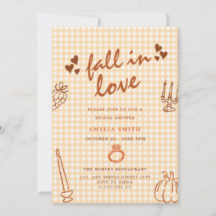 Invitation gribouillage fantaisiste tombe amoureux enterremen