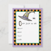 Invitation Griffon Witch (Dos)