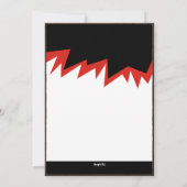 Invitation Grill barbecue chaud (Dos)