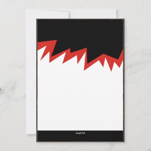 Invitation Grill barbecue chaud (Dos)