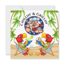 Invitation Grillades et détente