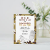 Invitation Grillage au barbecue (Debout devant)