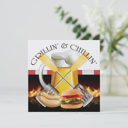 Invitation Grillin' et Chillin' (Debout devant)